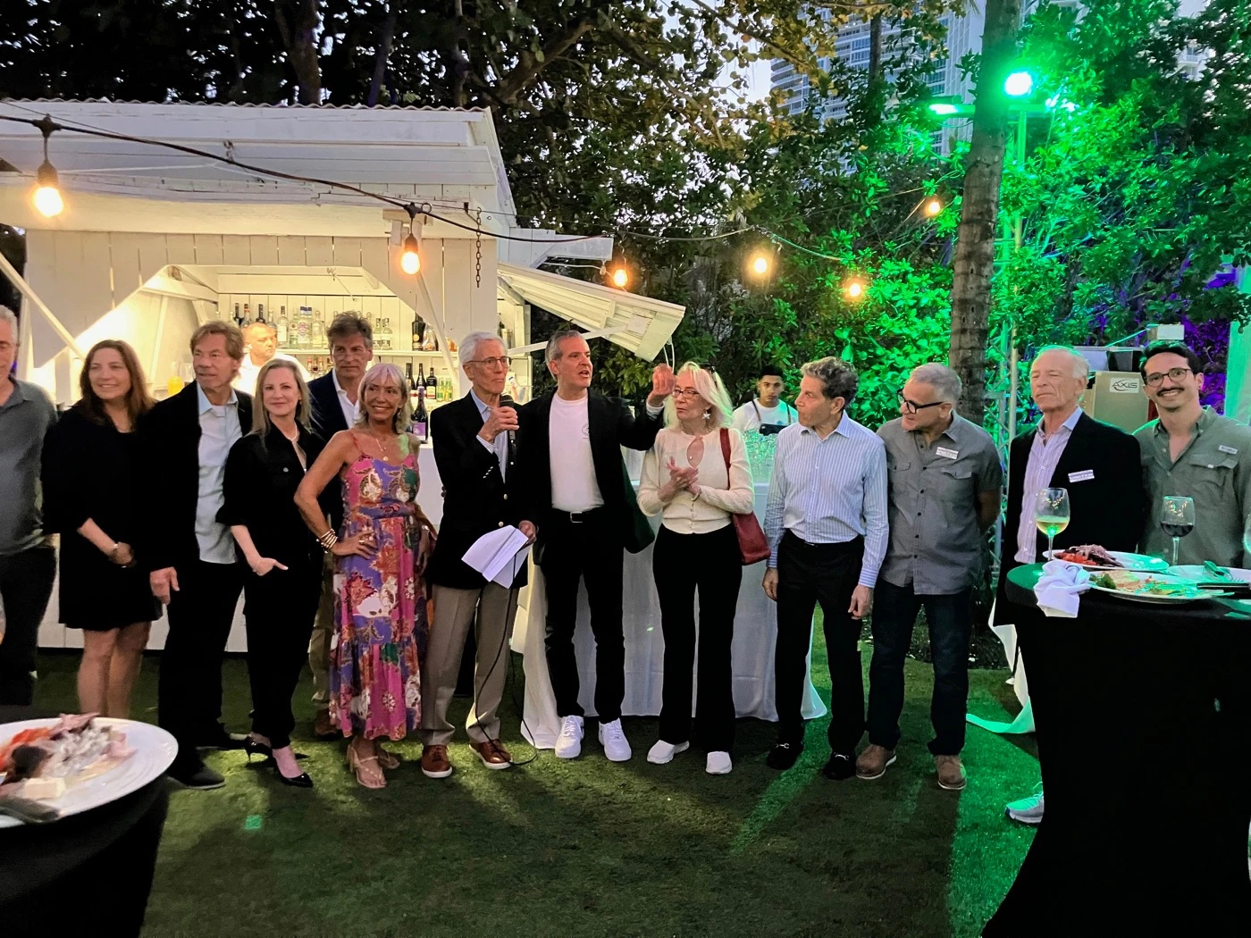 Miami Beach United board members at a community gathering